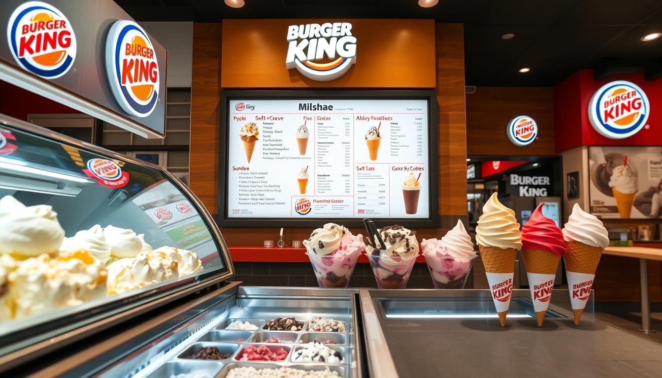 burger king ice cream menu