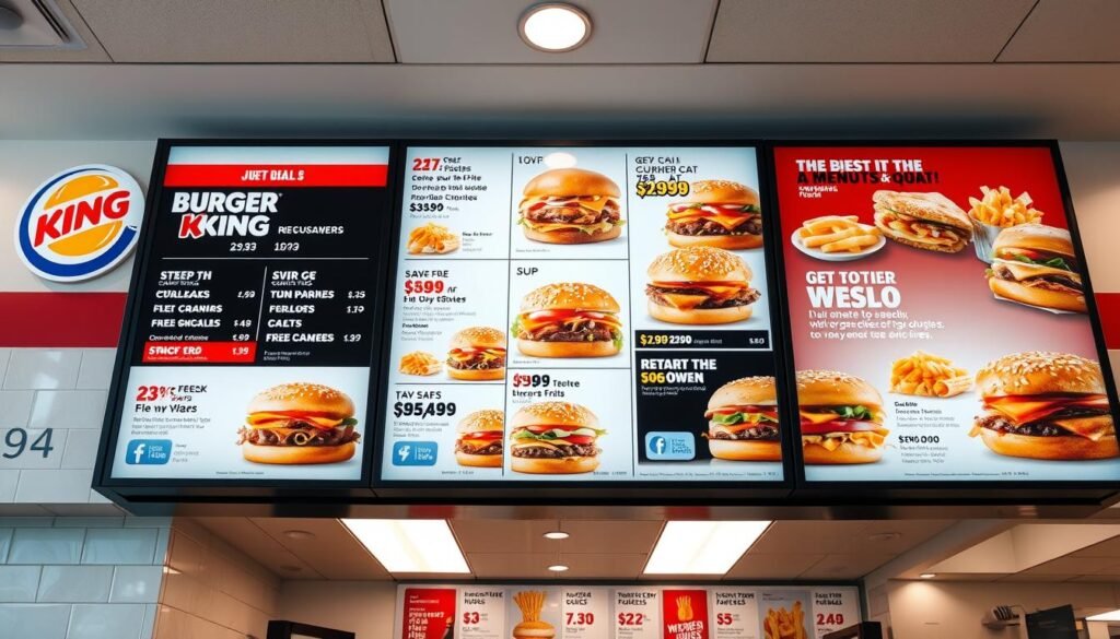 burger king menu deals