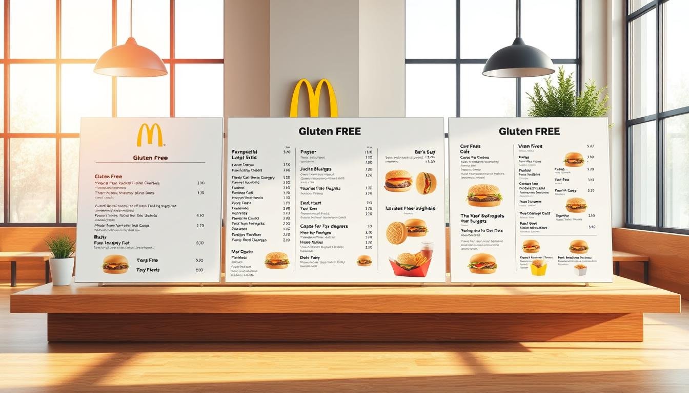 mcdonald's gluten free menu